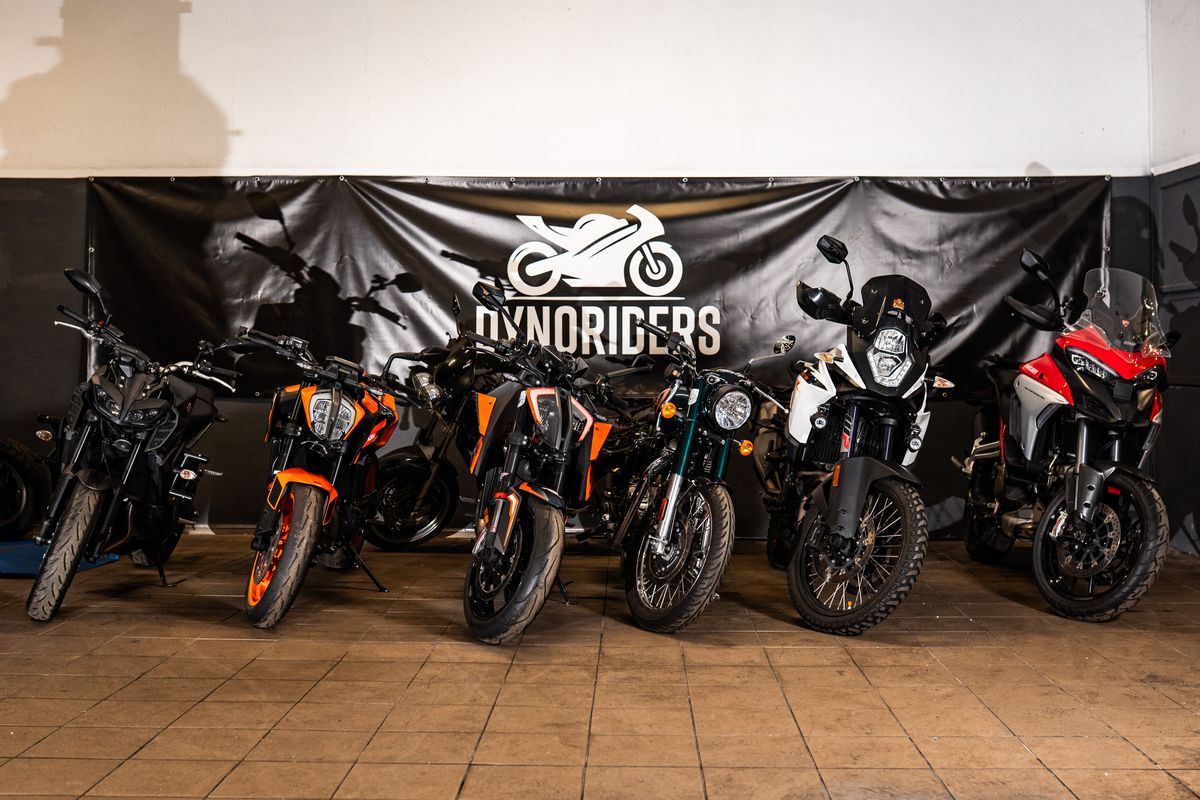 Motocykle w warsztacie Dynoriders w Koninie